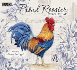 Proud Rooster 2023 Wall Calendar (Click to see back)